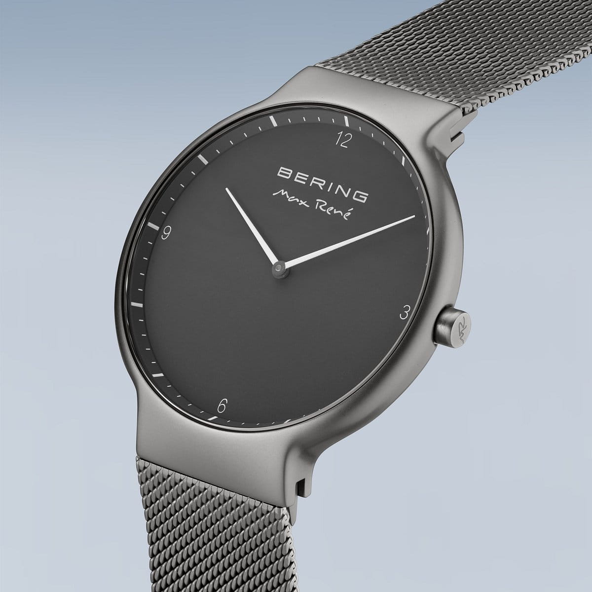 Mens Grey Analog Bering Max Rene Watch, 15540-377