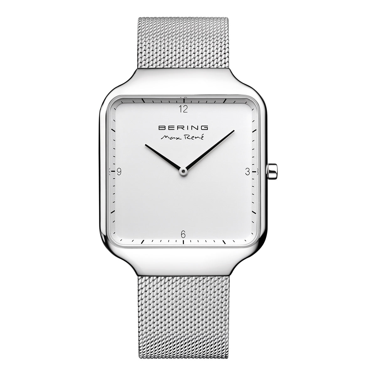 15836-004 Bering Max Rene White Analog Mens Watch