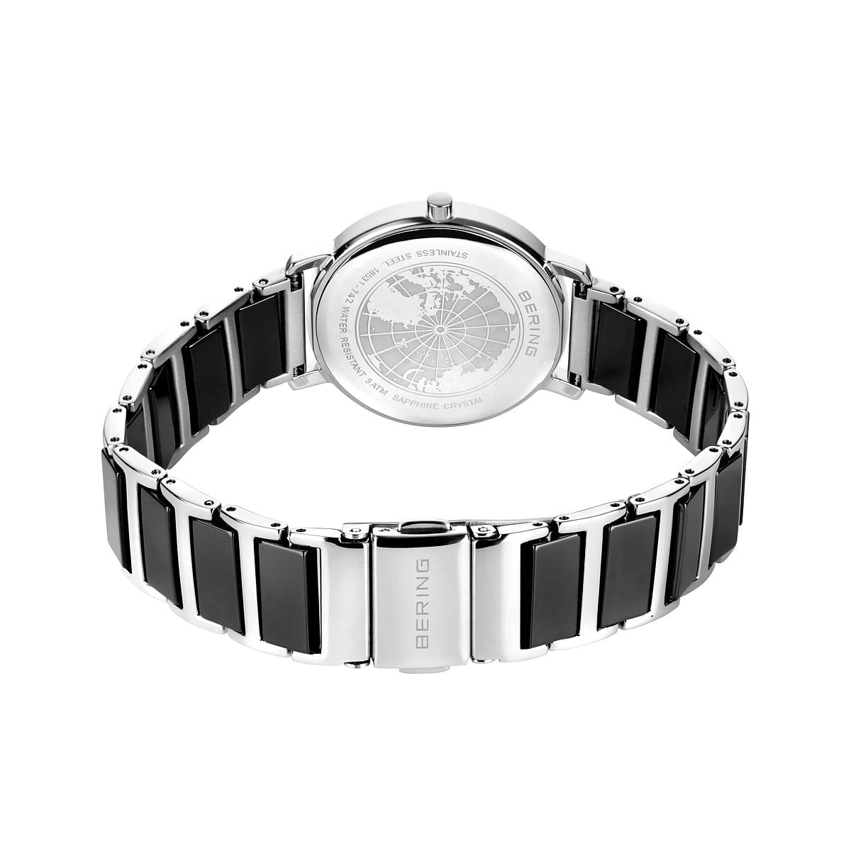 Womens Bering Black Analogue Watch 18531-742