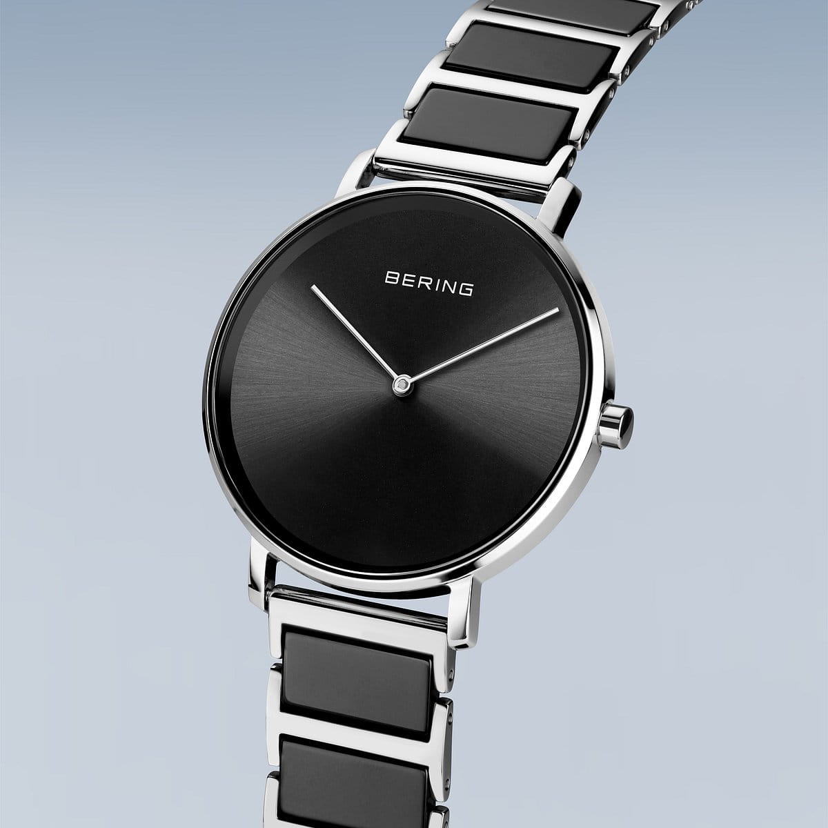 Mens Black Analogue Bering Watch 18539-742