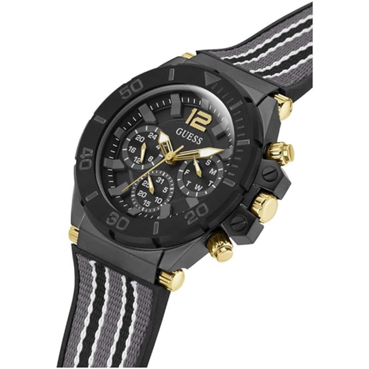 GUESS Pilot Black Men Watch GW0415G3