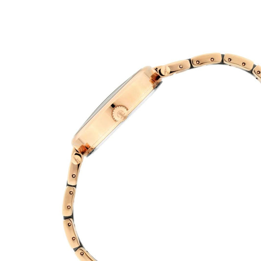 Titan Quartz Analog Black Dial Two Toned Rose Gold & Black Ceramic Strap Women's Watch 95061WD03
