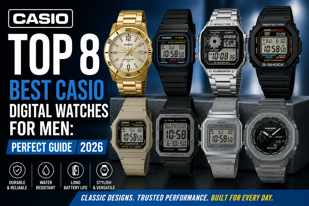 Top 8 Best Casio Digital Watches for Men: Perfect Guide 2026
