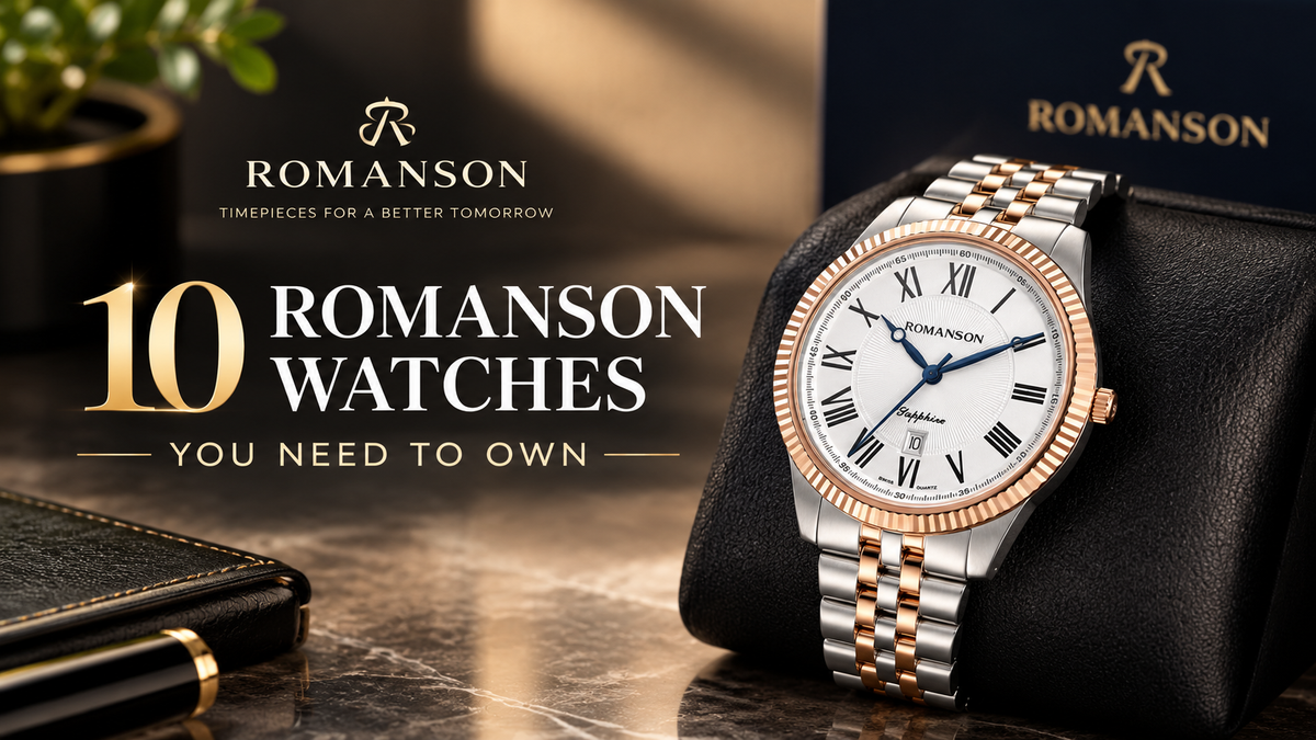 From Boardroom to Casual Fridays: 10 Romanson Watches You Need to Own