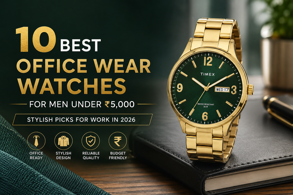 10 Best Office Wear Watches for Men Under ₹5,000: Stylish Picks for Work in 2026