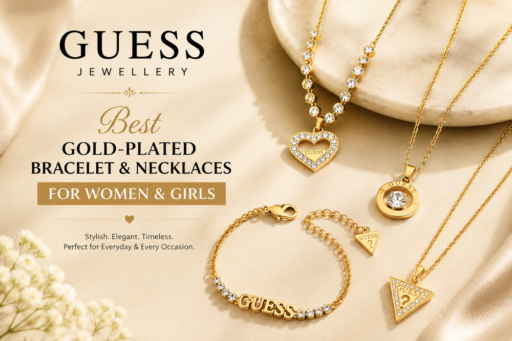 Best GUESS Gold-Plated Bracelet & Necklaces For Women & Girls