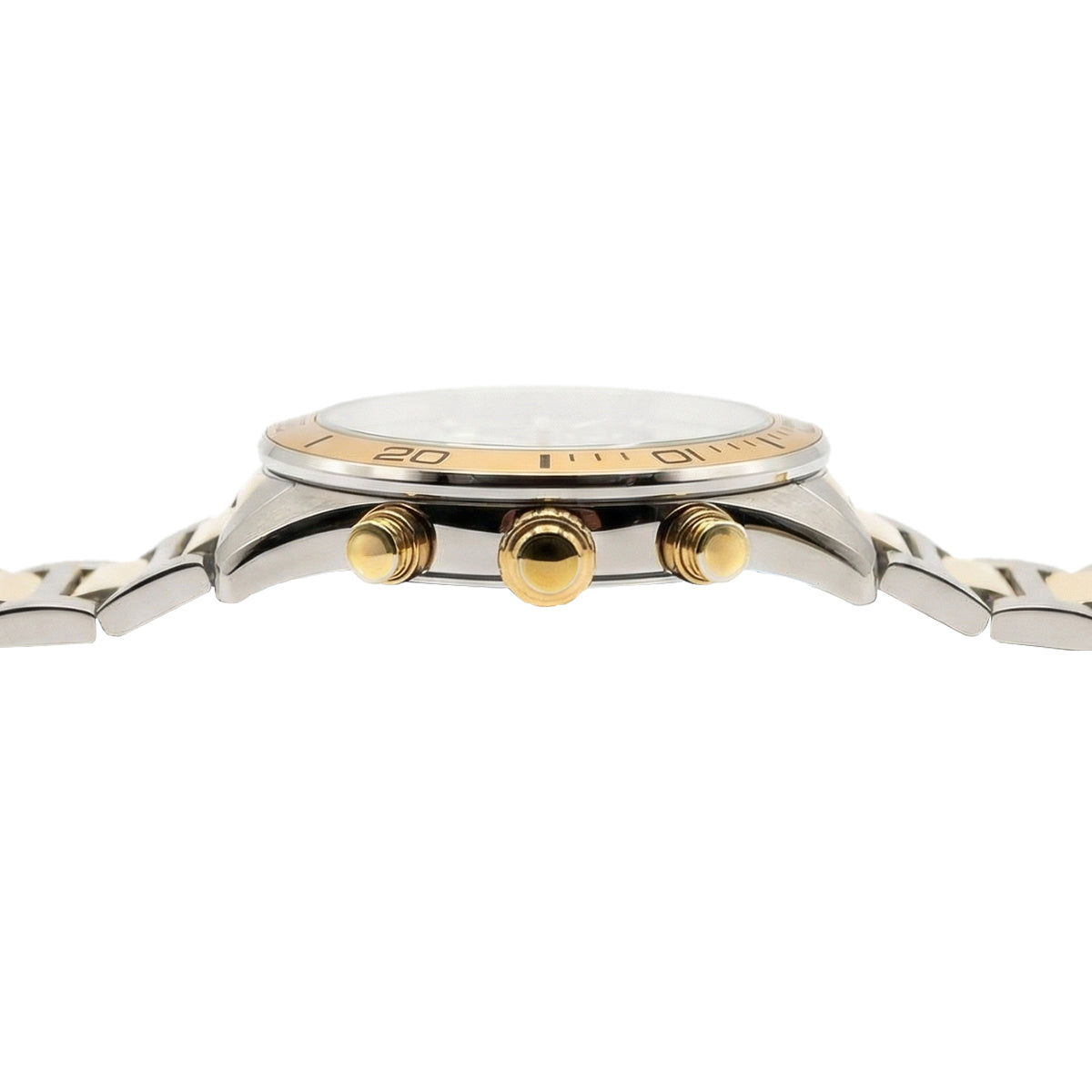Romanson Classic Silver & Gold Men Watch TM6BS203FMCWH