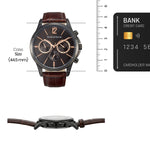 Romanson Classic Brown Men Watch TL6BS205FMBBK