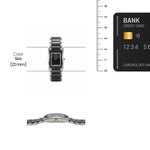 Romanson Ceramic Black Women Watch TM5BS512KRBK