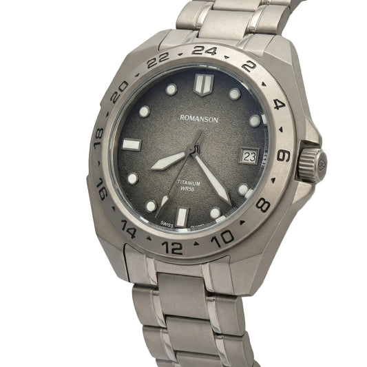 Romanson Classic Grey Men Watch AM6BS002MMTBK