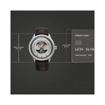 Titan Stellar Silver Men's Watch 10050SL01
