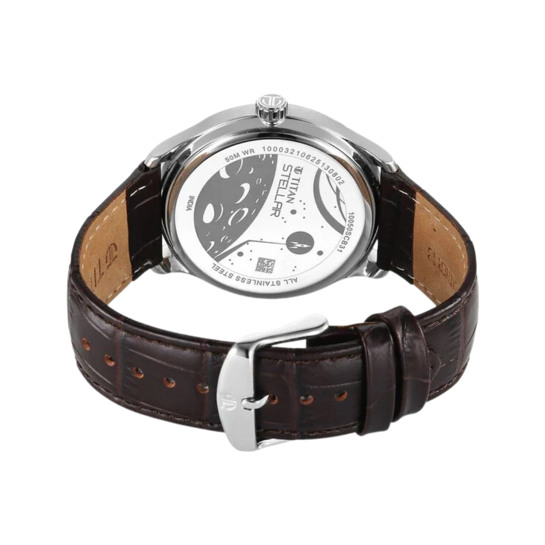 Titan Stellar Silver Men's Watch 10050SL01