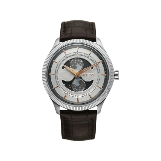 Titan Stellar Silver Men's Watch 10050SL01