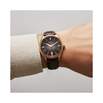 Titan Stellar Automatic Brown Men's Watch 10051QL01