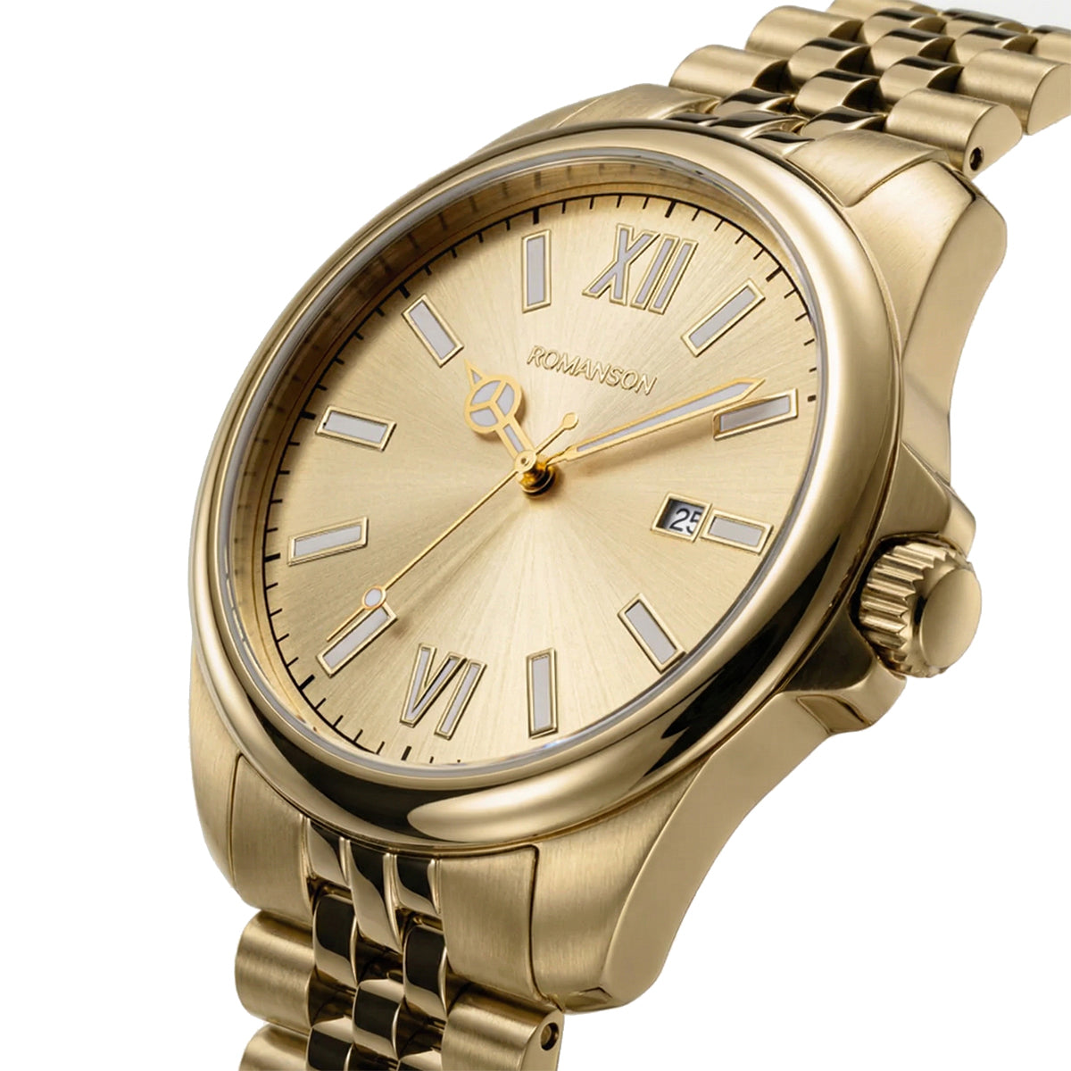 Romanson Classic Gold Men Watch TM6BS202MMGGD
