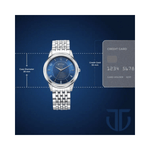 Titan Blue Dial Mens Watch 1638SM02