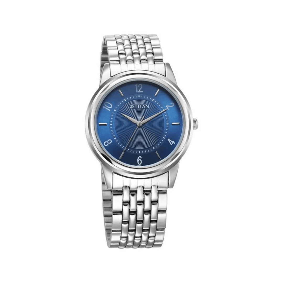 Titan Blue Dial Mens Watch 1638SM02