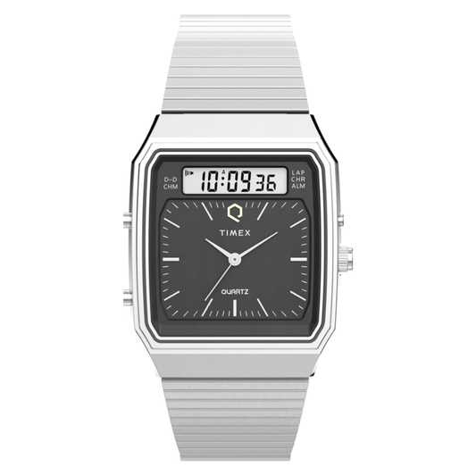 Timex Q Reissue Silver Dial Men's Watch TW2Y05900