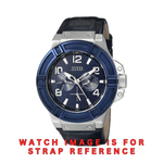 Guess Blue Leather Strap/ Band for Rigor W0040G7