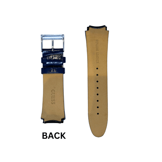 Guess Blue Leather Strap/ Band for Rigor W0040G7