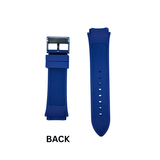 Guess Blue Silicon Strap/ Band for Rigor W0247G3