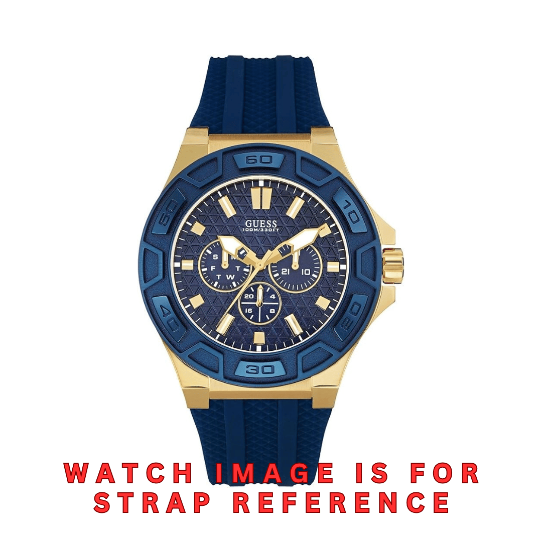 Guess Blue Silicon Strap/ Band for W0674G2