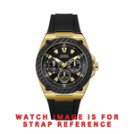 Guess Black Silicon Strap/ Band for Legacy W1049G5