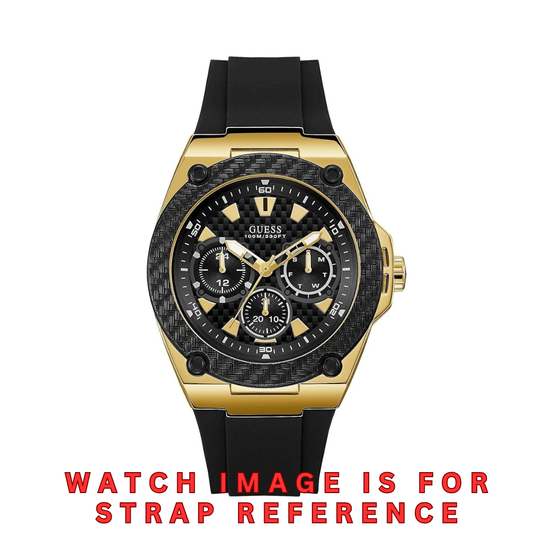 Guess Black Silicon Strap/ Band for Legacy W1049G5
