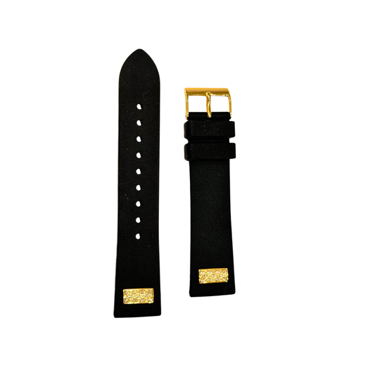 Guess Black Resin Strap/ Band 20MM For W1160L1