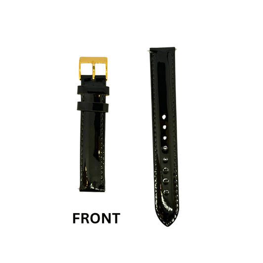 Guess Shine Black Leather Strap/ Band for GW0383L1