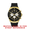 Guess Black Resin Strap/ Band of POSEIDON GW0057G1