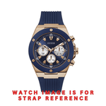 Guess Blue Silicon Strap/ Band for GW0057G2