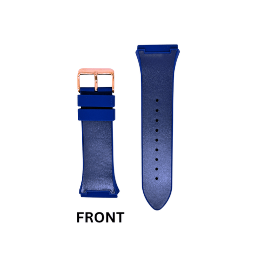 Guess Blue Strap/ Band Combo of Leather and Silicone for W0202G4