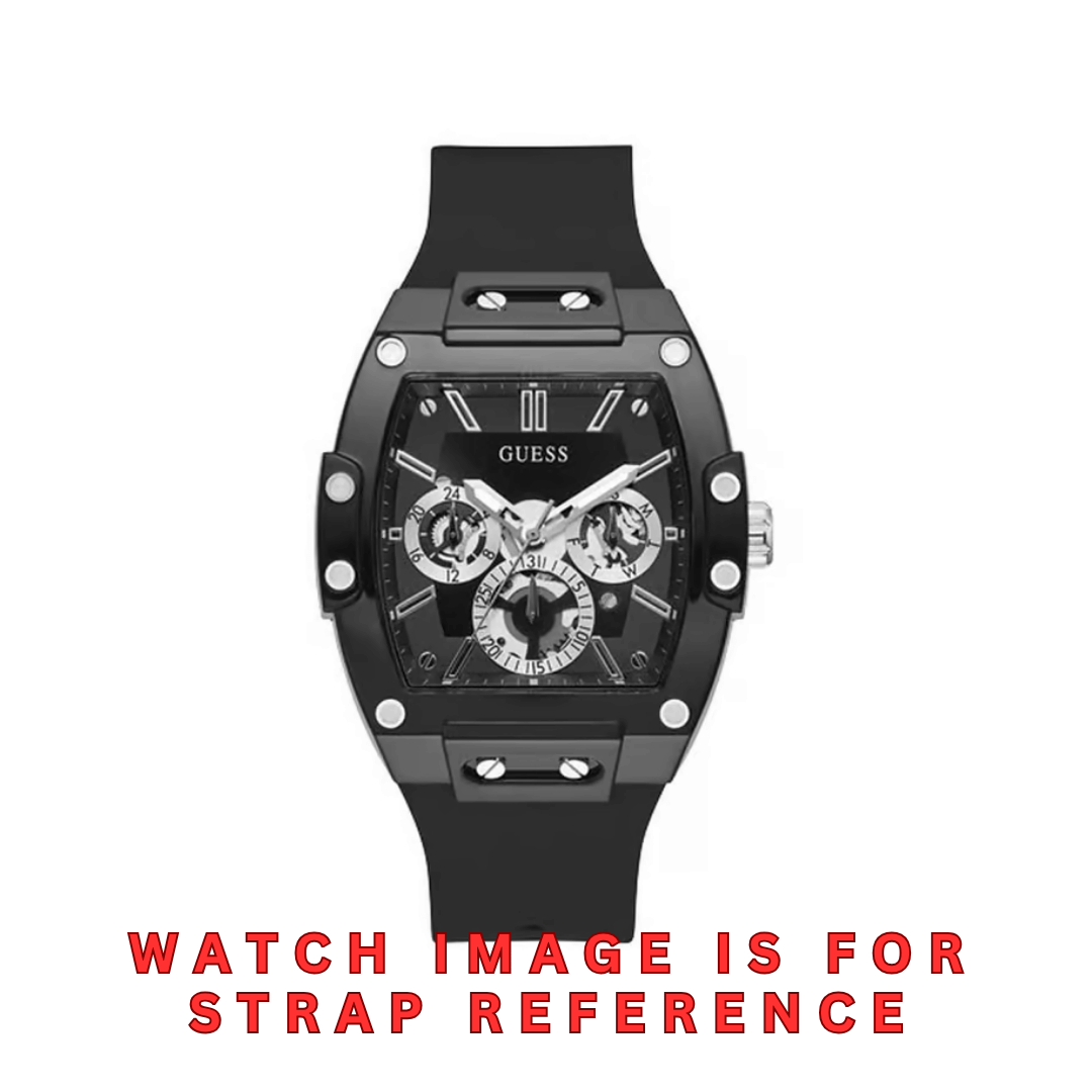 Guess Black Silicon Strap/ Band for Phoenix GW0203G3