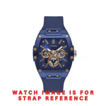 Guess Blue Silicone Strap/ Band for Phoenix GW0203G7