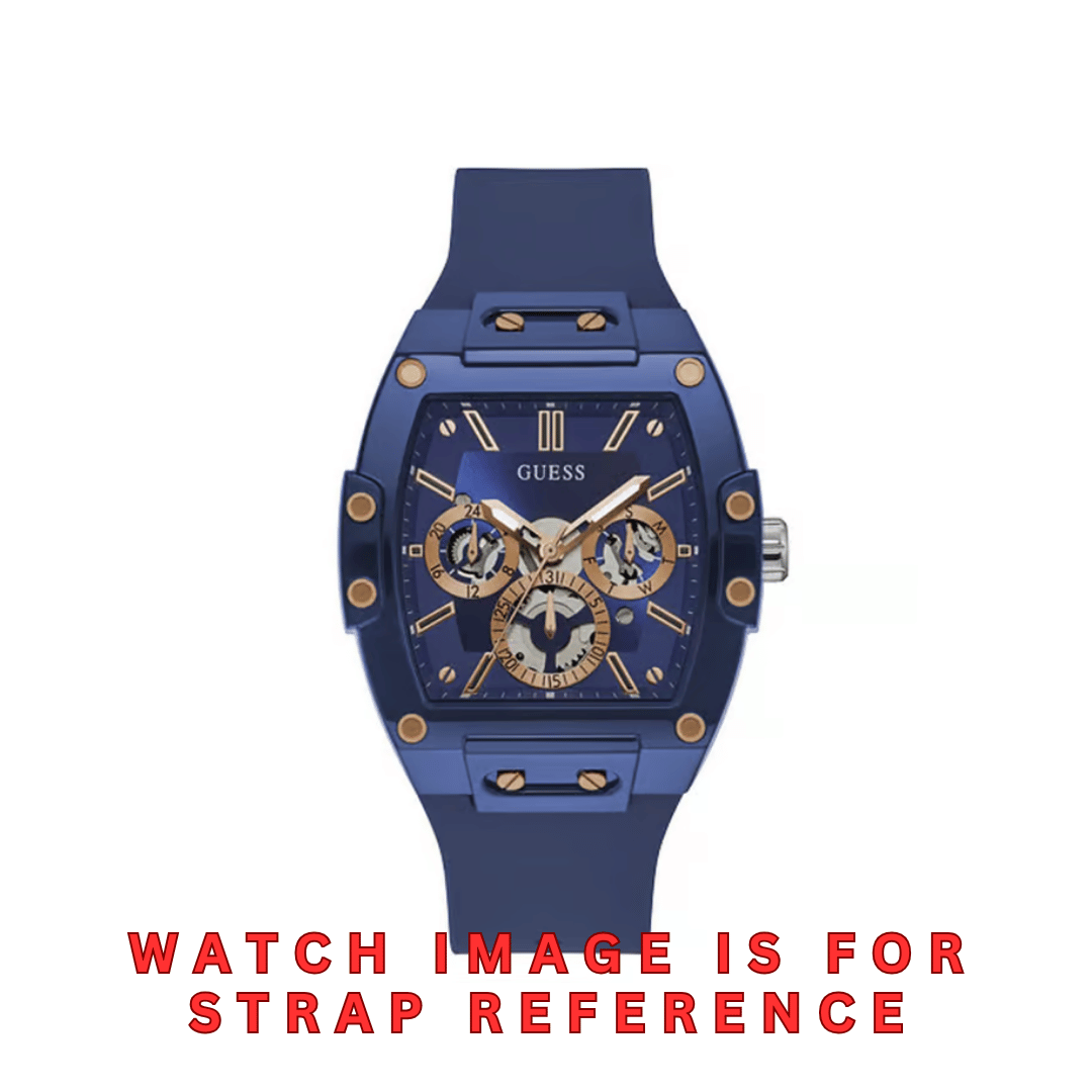Guess Blue Silicone Strap/ Band for Phoenix GW0203G7