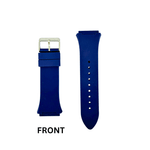 Blue watch strap with silver buckle on a white background - GW0203G7