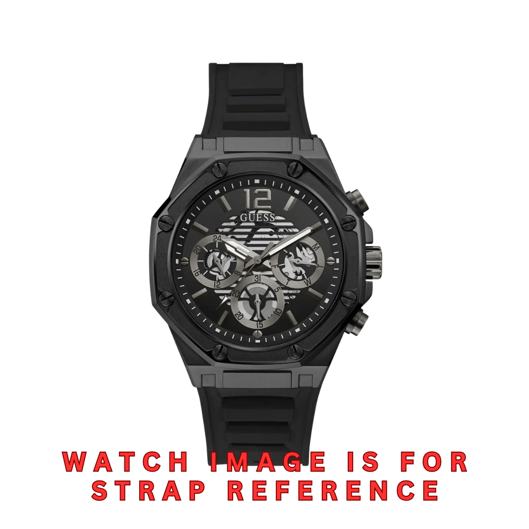 Guess Black Silicone Strap/ Band for GW0263G4