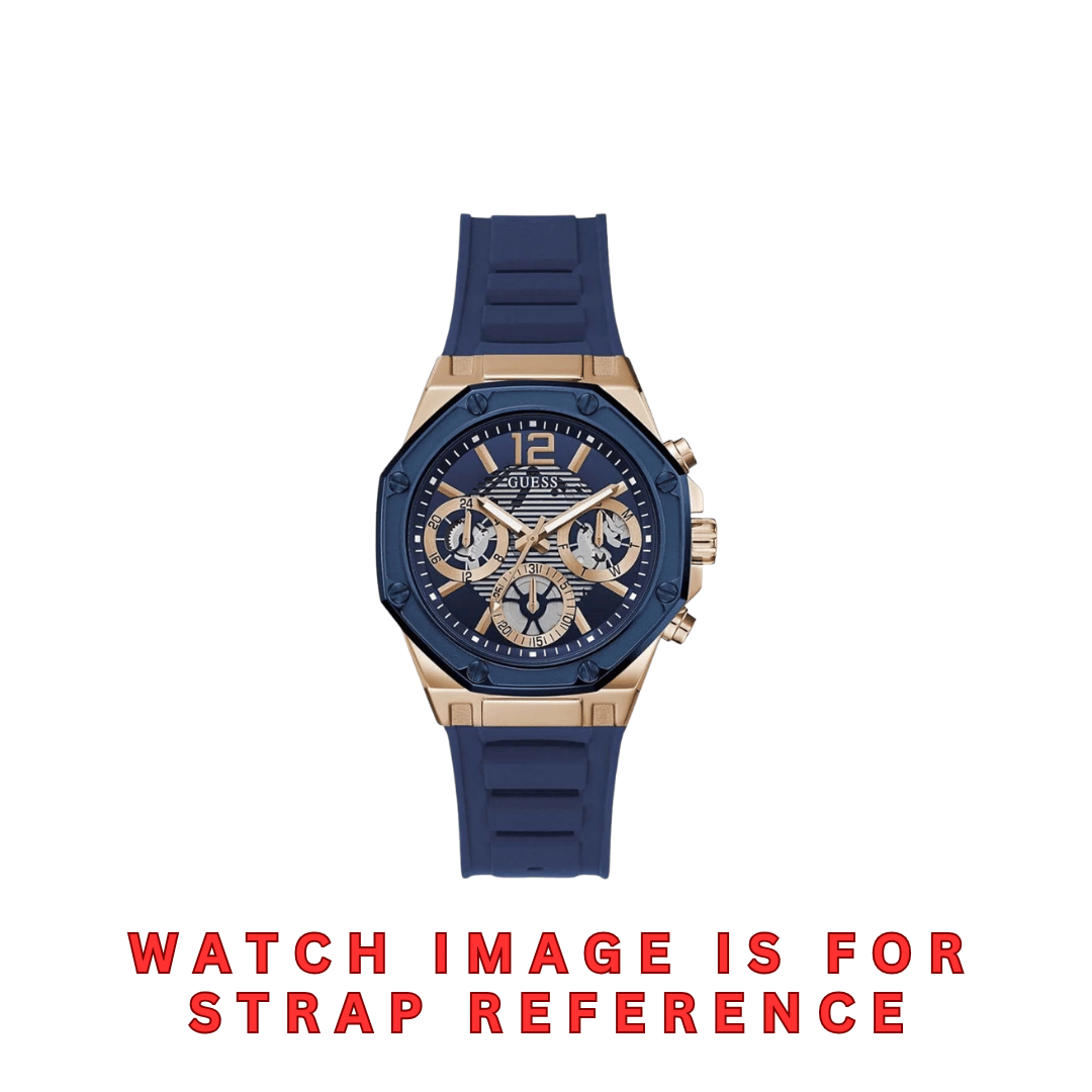 Guess Blue Color Silicon Strap/ Band for Carryover Impulse Multifunction GW0256L2
