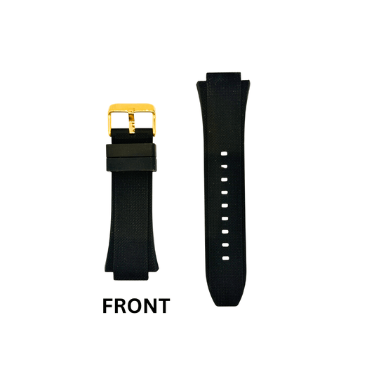 Guess Black Silicon Strap/ Band for Third Gear Chronograph GW0334G2