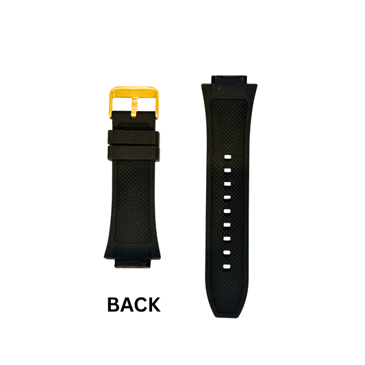 Guess Black Silicon Strap/ Band for Third Gear Chronograph GW0334G2