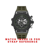 Guess Green Color Watch Strap/ Band for Carryover Exposure Multifunction GW0325G2