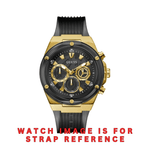 Guess Black Translucent Silicone Strap/ Band for GW0425G1
