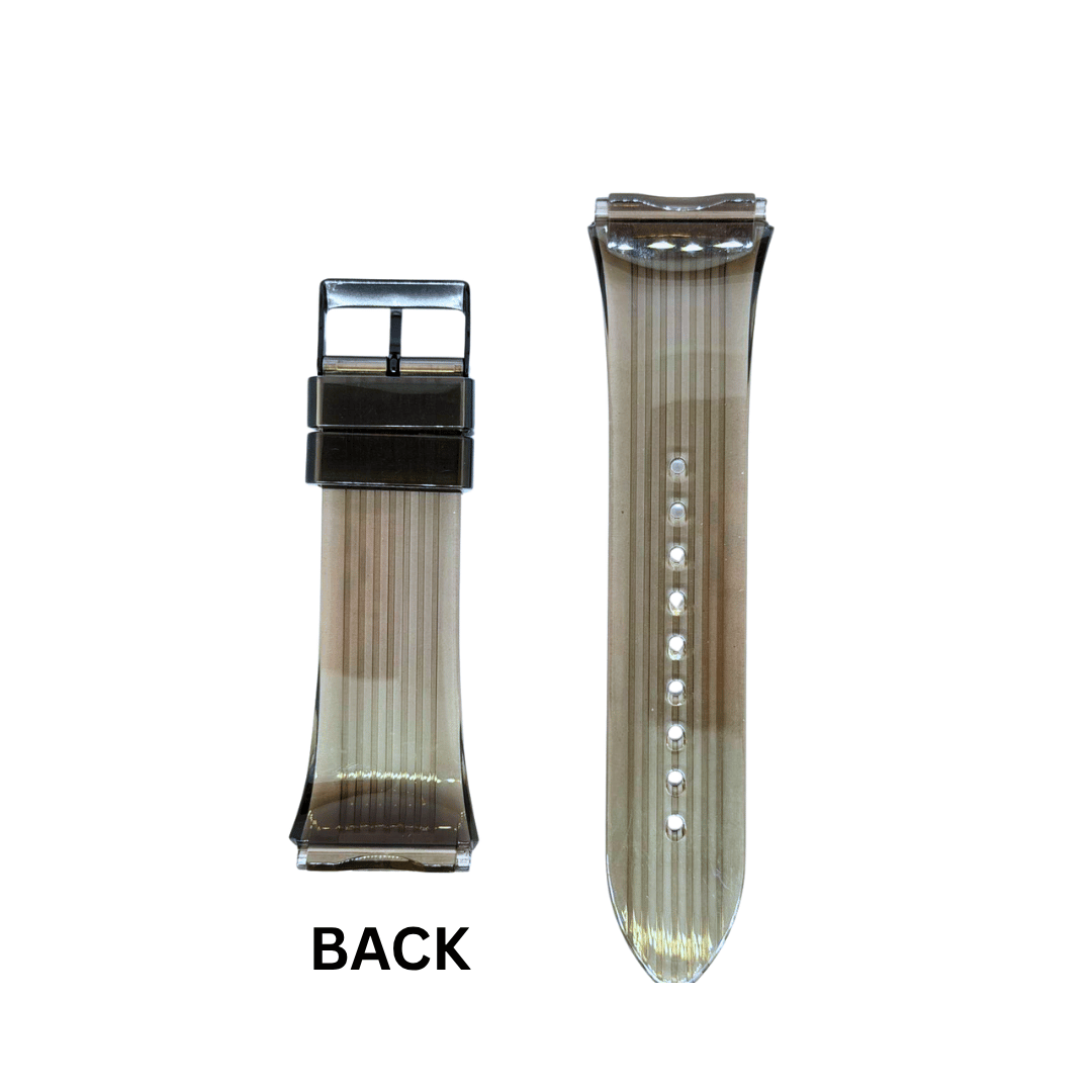 Guess Black Translucent Silicone Strap/ Band for GW0425G1