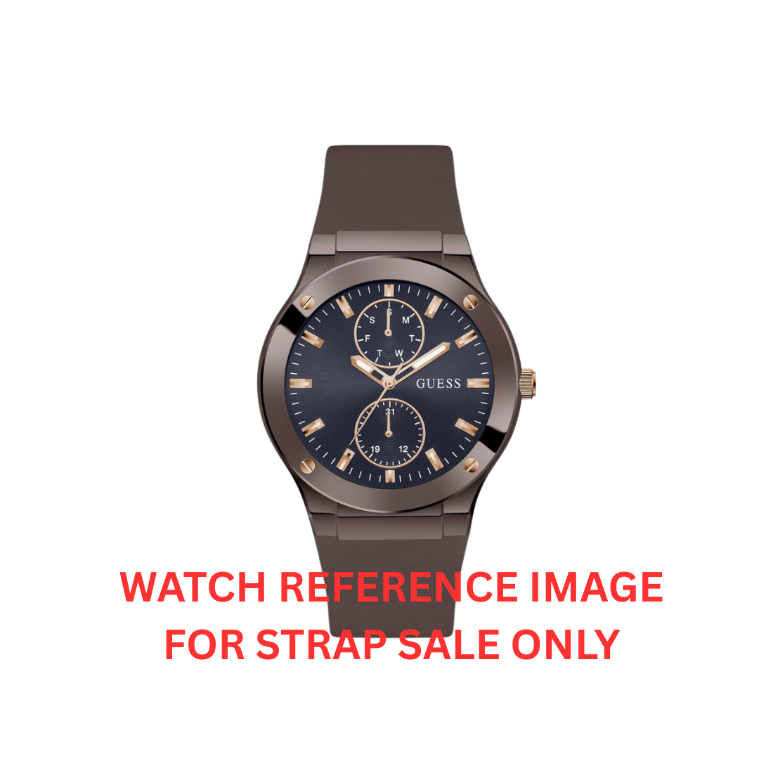 Guess Brown Resin Strap/ Band for GW0491G2