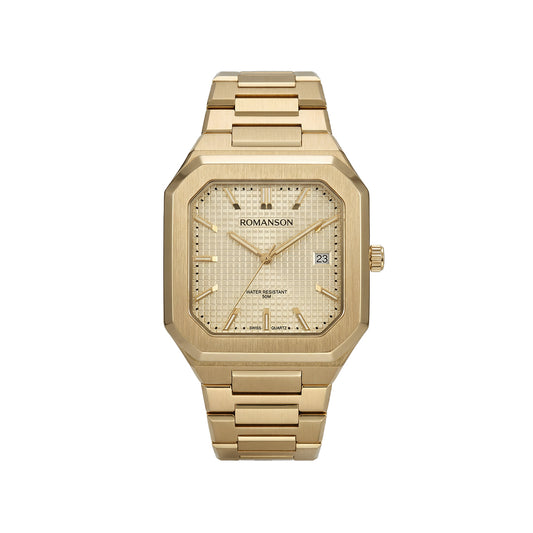 Romanson Classic Gold Men Watch TM6BS001MMGGD