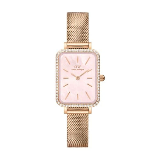 Daniel Wellington Quadro Rose Gold Women's Watch DW00100669K