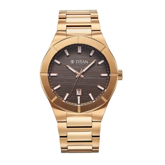 Titan Regalia Marque Brown Men's Watch 90240WM01