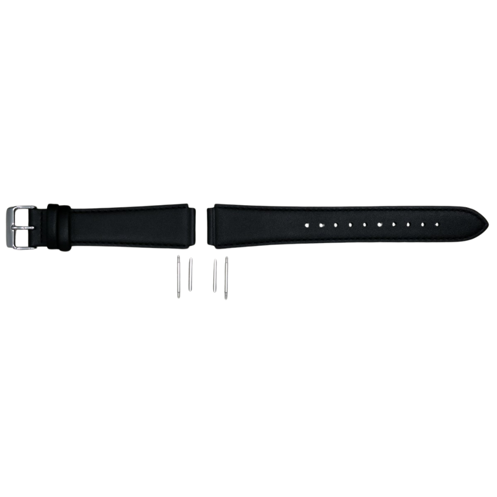 Casio Black Leather Strap Men's Watch for MTP-E735GL-1AV, MTP-E735L-8AV | 10686039