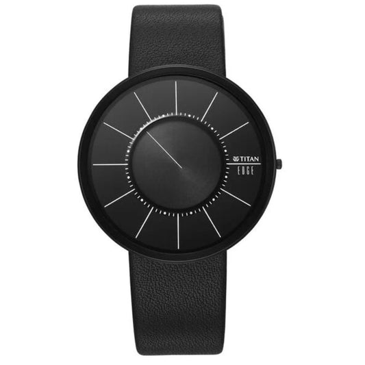Titan Edge UltraSlim Black Men's Watch 10003NL02